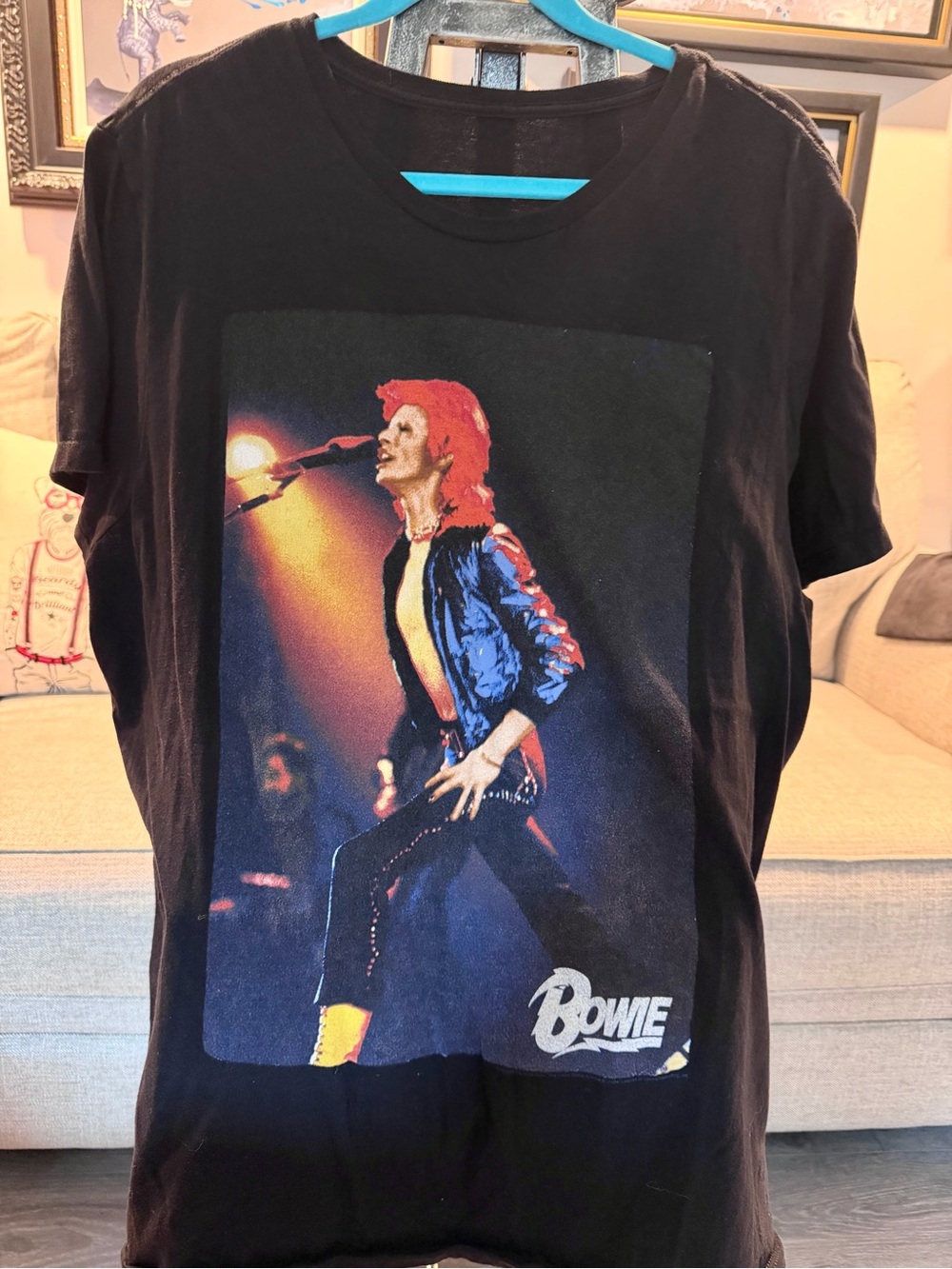 David Bowie Black Graphic Tee